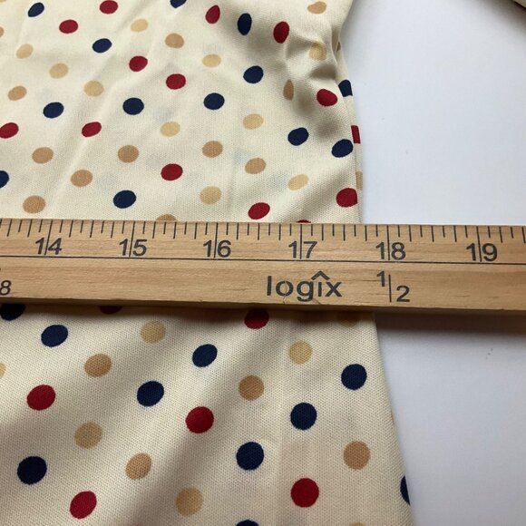 VTG 70's Kokobay By Eccobay Medium Polka Dot Button-Up Shirt Dagger Collar - Picture 12 of 14